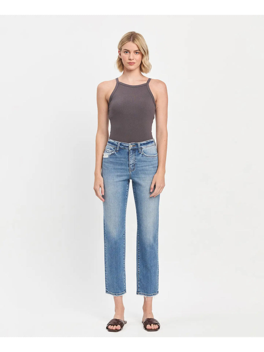 High Rise Taper Straight Denim – Lighthouse Boutique